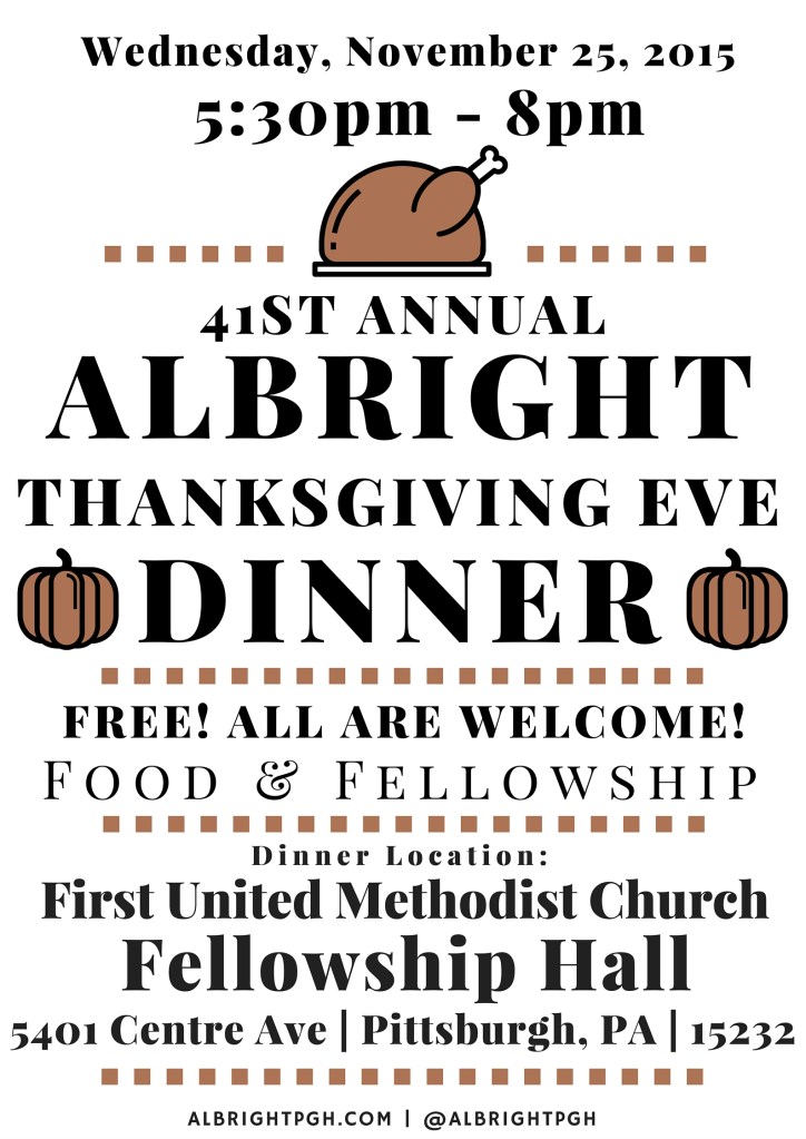 Thanksgiving Albright 2015-Flyer